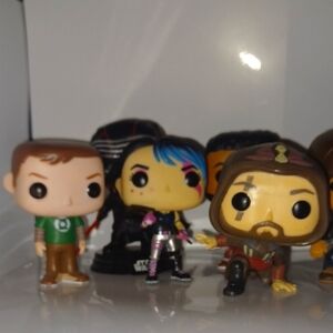 Assorted Set Of 8 Funko Pop Vinyl Figures